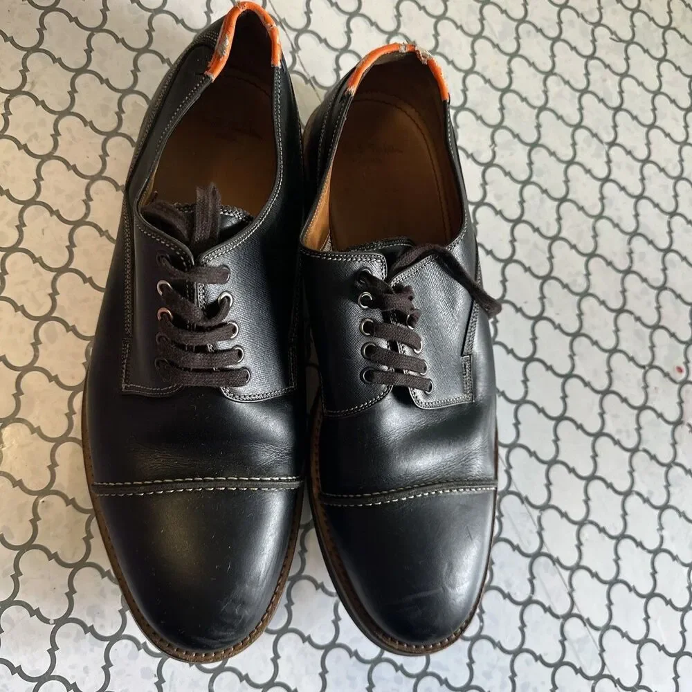 Men’s 44 Paul Smith Oxford Black Leather 11 M UK10